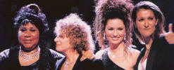 Aretha Flanklin, Carole King e Shania Twain (cantoras)