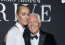 Céline Dion reage à morte de Giorgio Armani