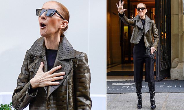 Depois de fim de semana no hotel, Céline Dion volta a sair