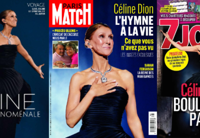 Céline Dion na capa de várias revistas da francofonia