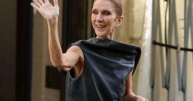 Céline Dion canta e dança “Pour Que Tu M’Aimes Encore” à porta do hotel
