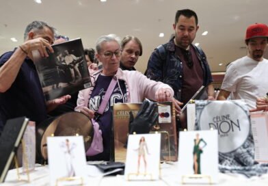 Loucura nas Galeries Lafayette com a abertura da loja de Céline Dion